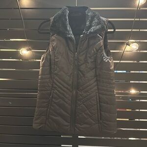 Black reversible vest